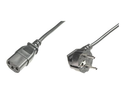 DIGITUS Netzanschlusskabel, 2,5m, schwarz von Digitus
