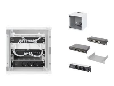 DIGITUS Netzwerk-Set 254 mm (10) - 6HE, 312x300 mm (BxT) von Digitus