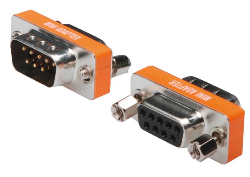 DIGITUS Null-Modem-Adapter, 9 Pol Sub-D, Stecker - Kupplung von Digitus