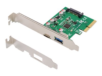 DIGITUS PCI Expr Card 2x USB 3.1 1 Port USB-C + USB A DIGITUS PCI Expr Card 2x USB 3.1 1 Port USB-C + USB A von Digitus