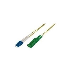 DIGITUS Patch Cable - Patch-Kabel - E2000/APC Single Mode (M) - LC-Monomode (M) - 10,0m - 9 / 125 Mikron - OS1 - Gelb (AL-9E2000LC-10I) von Digitus