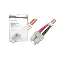 DIGITUS - Patch-Kabel - LC Multi-Mode (M) - SC multi-mode (M) - 2,0m - Glasfaser - 50 / 125 micron - (OM2) - halogenfrei - orange (DK-2532-02) von Digitus