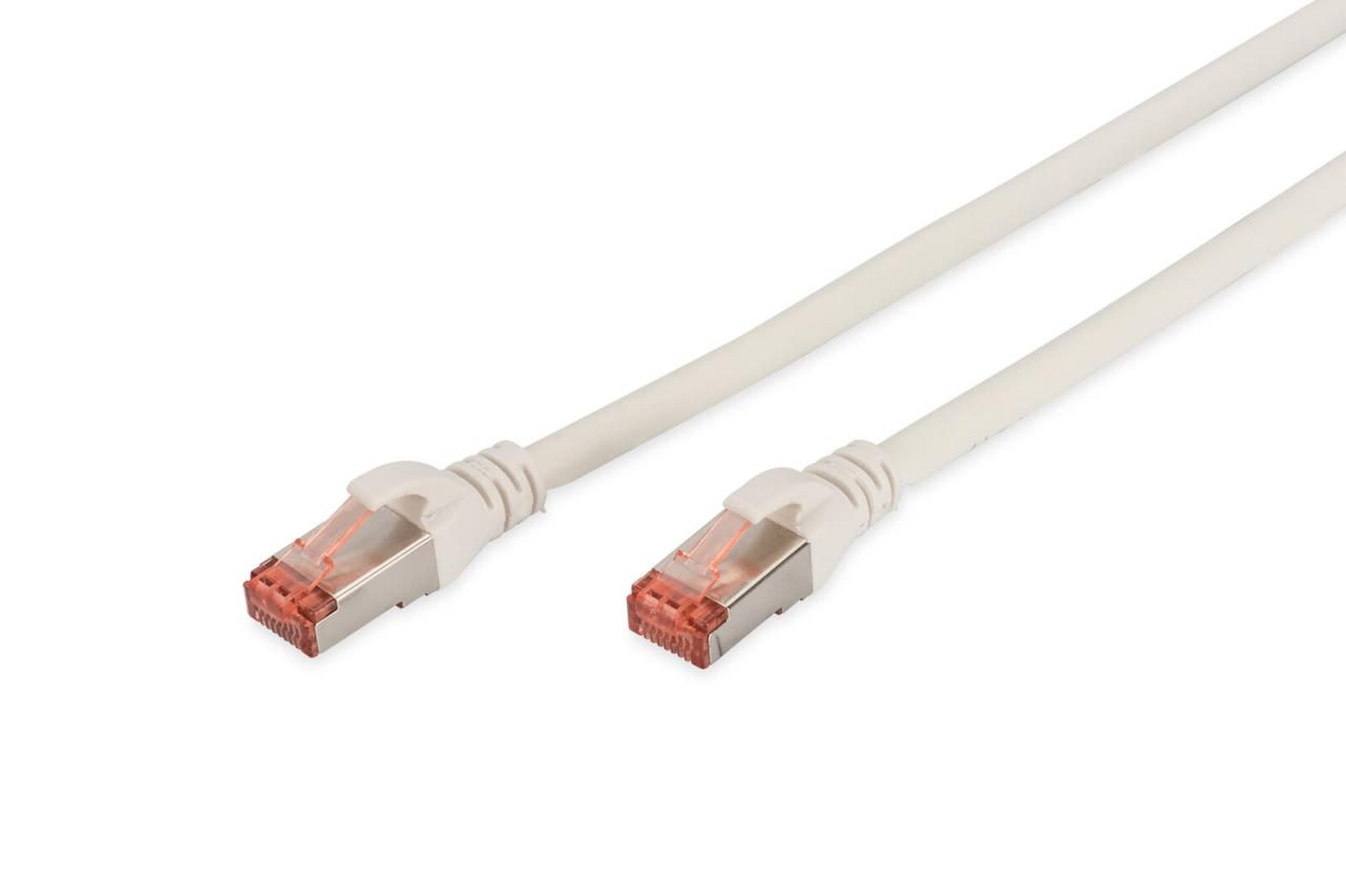 DIGITUS Patch-Kabel RJ-45 (M) zu RJ-45 (M) 0.5m Kupfer S/FTP Cat 6 weiß (DK-1... von Digitus