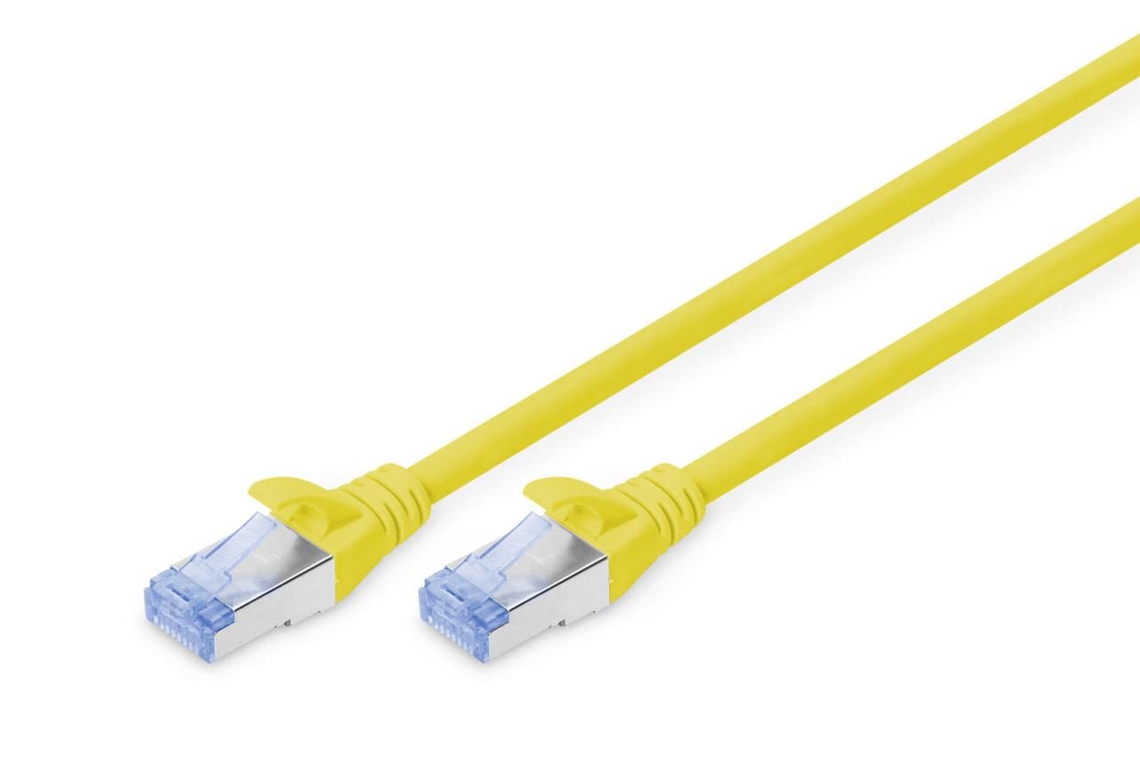 DIGITUS Patch-Kabel RJ-45 (M) zu RJ-45 (M) 3m CCA SF/UTP Cat 5e gelb (DK-1532... von Digitus