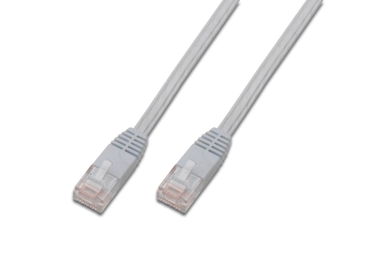 DIGITUS Patch-Kabel flach RJ-45 (M) zu RJ-45 (M) 3 m Kupfer U/UTP Cat 5e weiß... von Digitus