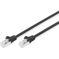 DIGITUS Patchkabel, CAT6, RJ45 St/St, 1.0m, schwarz DIGITUS Patchkabel, CAT6, RJ45 St/St, 1.0m, schwarz von Digitus