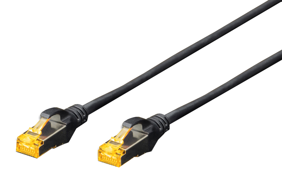 DIGITUS Patchkabel, Kat. 6A, S/FTP, 3,0 m, schwarz, Set DIGITUS Patchkabel, Kat. 6A, S/FTP, 3,0 m, schwarz, Set von Digitus