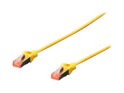 DIGITUS Patchkabel Cat6 S/FTP 2xRJ45 10.0m gelb Hebelschutz Polybeutel DIGITUS Patchkabel Cat6 S/FTP 2xRJ45 10.0m gelb Hebelschutz Polybeutel von Digitus