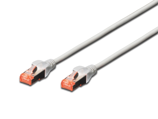 DIGITUS Patchkabel Cat6 S/FTP 2xRJ45 25.0m grau Hebelschutz Polybeutel DIGITUS Patchkabel Cat6 S/FTP 2xRJ45 25.0m grau Hebelschutz Polybeutel von Digitus