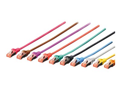 DIGITUS Patchkabel Cat6 S/FTP 2xRJ45 3.0m schw Hebelschutz Polybeutel DIGITUS Patchkabel Cat6 S/FTP 2xRJ45 3.0m schw Hebelschutz Polybeutel von Digitus