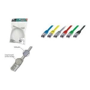 DIGITUS Premium - Patch-Kabel - RJ-45 (M) - RJ-45 (M) - 25,0m - UTP - CAT 5e - mit Knickschutz - Grau (DK-1511-250) von Digitus