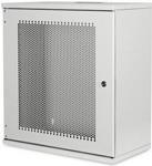 DIGITUS Professional DN-19-12U-S-PD - Gehäuse - geeignet für Wandmontage - Hellgrau, RAL 7035 - 12U - 48,3 cm (19) (DN-19-12U-S-PD) von Digitus