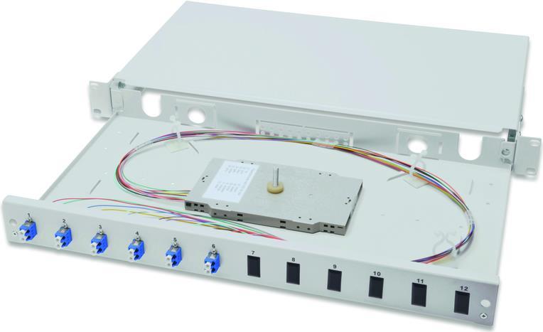 DIGITUS Professional DN-96330/9 - Glasfaserkabelkiste - 1U - 48,3 cm (19) (DN-96330/9) von Digitus
