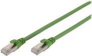 DIGITUS Professional PUR - Patch-Kabel - RJ-45 (M) bis RJ-45 (M) - 5,0m - SFTP - CAT 6a - geschirmt, halogenfrei, geformt, ohne Haken, verseilt - grün (DK-1644-A-PUR-050) von Digitus