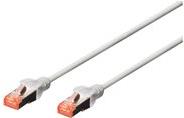 DIGITUS Professional - Patch-Kabel - RJ-45 (M) bis RJ-45 (M) - 15,0m - SFTP, PiMF - CAT 6 - IEEE 802,3 - geschirmt, halogenfrei, ohne Haken, verseilt - Grau (Packung mit 5) (DK-1644-150-5) von Digitus