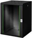 DIGITUS Professional Unique DN-19 16U-6/6-SW - Gehäuse - geeignet für Wandmontage - Schwarz, RAL 9005 - 16U - 48,3 cm (19) (DN-19 16U-6/6-SW) von Digitus