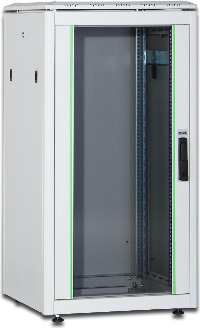DIGITUS Professional Unique DN-19 26U-8/8-1 - Schrank - Netzwerkschrank - Grau, RAL 7035 - 26U - 48,3 cm (19) (DN-19 26U-8/8-1) von Digitus