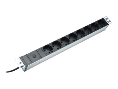 DIGITUS Steckerleiste 8fach Alu 2m Zuleitung IEC DIGITUS Steckerleiste 8fach Alu 2m Zuleitung IEC von Digitus
