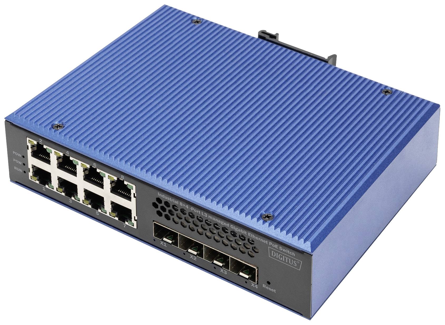 DIGITUS Switch 8 + 4 10G Uplink Port L3 managed Gigabit PoE DIGITUS Switch 8 + 4 10G Uplink Port L3 managed Gigabit PoE von Digitus