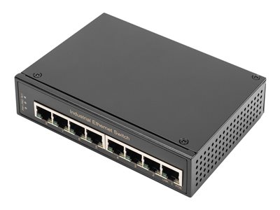 DIGITUS Switch Ind. 8-Port Gigabit Unmanaged schwar DIGITUS Switch Ind. 8-Port Gigabit Unmanaged schwar von Digitus