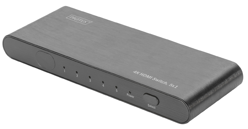 DIGITUS UHD HDMI Switch, 5-fach, schwarz von Digitus