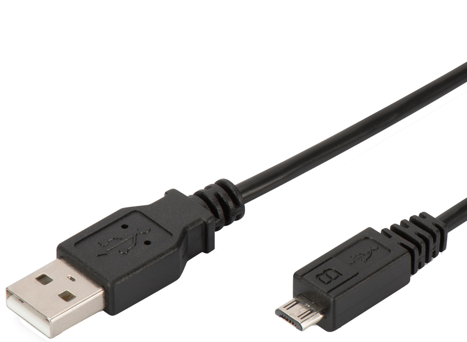 DIGITUS USB 2.0 Anschlusskabel, USB-A - Micro USB-B, 1,0 m von Digitus