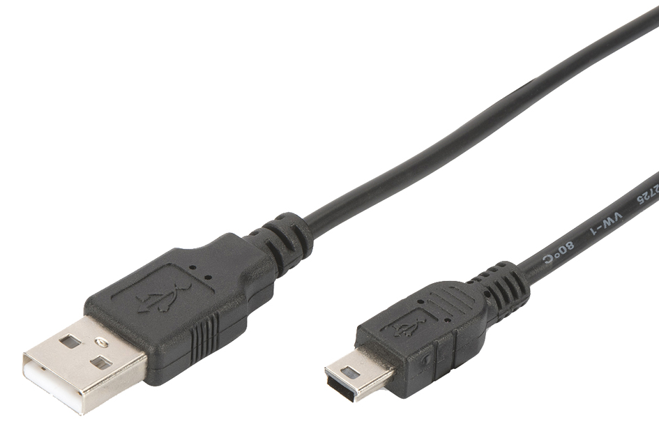 DIGITUS USB 2.0 Anschlusskabel, USB-A - Mini USB-B, 1,0 m DIGITUS USB 2.0 Anschlusskabel, USB-A - Mini USB-B, 1,0 m von Digitus