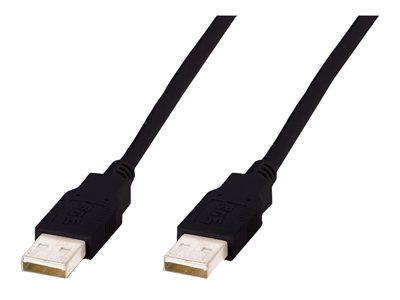 DIGITUS USB 2.0 Anschlusskabel Typ A -A  St/St     1.0m,  sw von Digitus