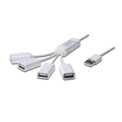 DIGITUS USB 2.0 Kabel Hub, 4-Port von Digitus