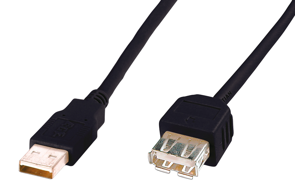 DIGITUS USB 2.0 Verlängerungskabel, 3,0 m von Digitus