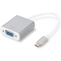 DIGITUS USB 3.0 Adapter 0,2m Typ-C zu VGA Grafik 1080p St./Bu. weiß von Digitus