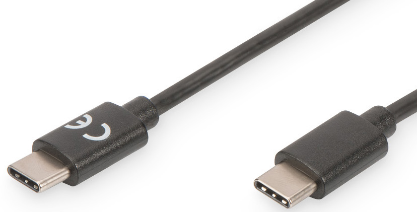 DIGITUS USB 3.0 Anschlusskabel, USB-C - USB-C Stecker, 1,0 m von Digitus