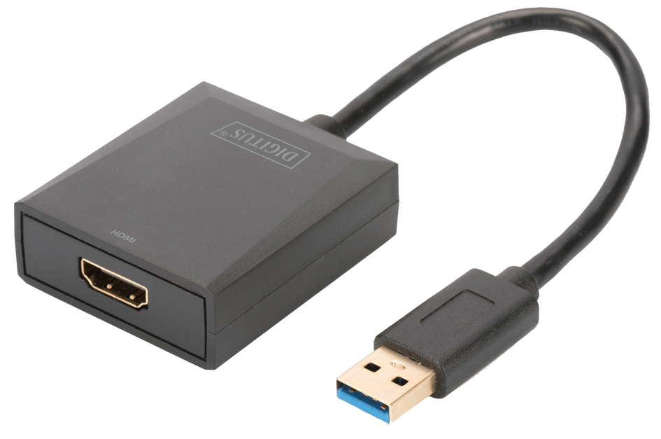 DIGITUS USB 3.0 - HDMI Video Adapter, schwarz von Digitus