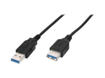 DIGITUS USB 3.0 Verlängerungskabel Typ A -A St/Bu 1.8m, sw DIGITUS USB 3.0 Verlängerungskabel Typ A -A St/Bu 1.8m, sw von Digitus