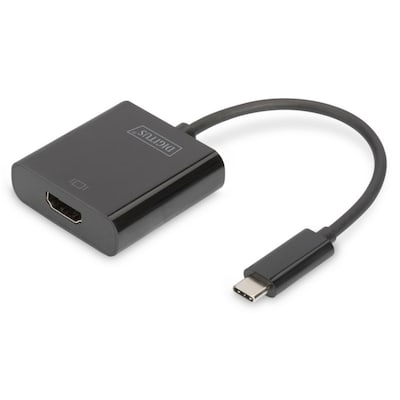 DIGITUS USB 3.1 Typ-C zu HDMI Grafikadapter 4K schwarz DA-70852 von Digitus