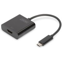 DIGITUS USB 3.1 Typ-C zu HDMI Grafikadapter 4K schwarz DA-70852 von Digitus