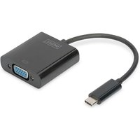 DIGITUS USB 3.1 Typ-C zu VGA Grafikadapter schwarz DA-70853 von Digitus