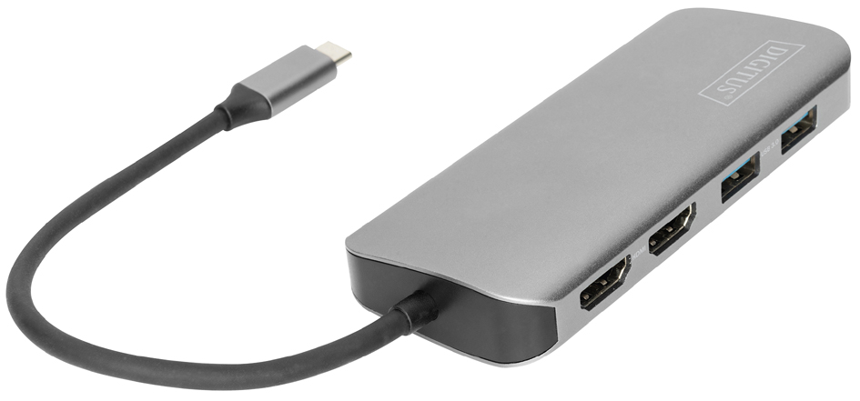 DIGITUS USB-C Universal Docking Station, 8-Port von Digitus