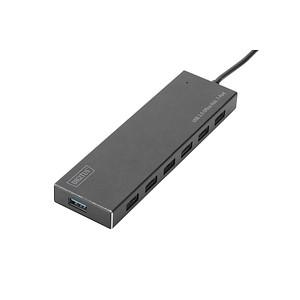 DIGITUS USB-Hub DA-70241-1 7-fach grau von Digitus