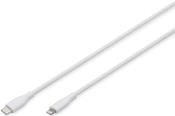 DIGITUS USB Silicone charging cable USB-C - Lightning 2m 2.0 60W white - Kabel - Digital/Daten (AK-600110-020-W) von Digitus