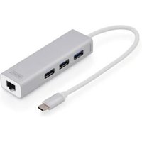 DIGITUS USB Typ C 3.0 Hub mit Gigabit Ethernet von Digitus