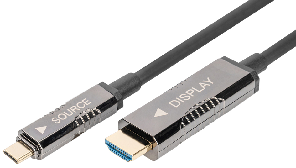 DIGITUS USB Typ-C auf HDMI AOC Adapterkabel, 20 m DIGITUS USB Typ-C auf HDMI AOC Adapterkabel, 20 m von Digitus