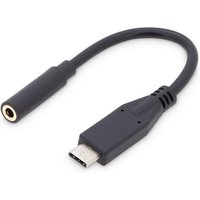 DIGITUS USB Type-C™ Audio Adapter / Konverter, Type-C™/St auf 3.5mm Klinke/Bu von Digitus