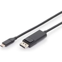 DIGITUS USB Type-C™Gen2 Adapter- / Konverterkabel, Type-C™ auf  DP 1,8m von Digitus
