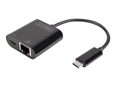 DIGITUS USB Type-C Gigabit Ethernet Adapter, PD Unterstüt. DIGITUS USB Type-C Gigabit Ethernet Adapter, PD Unterstüt. von Digitus