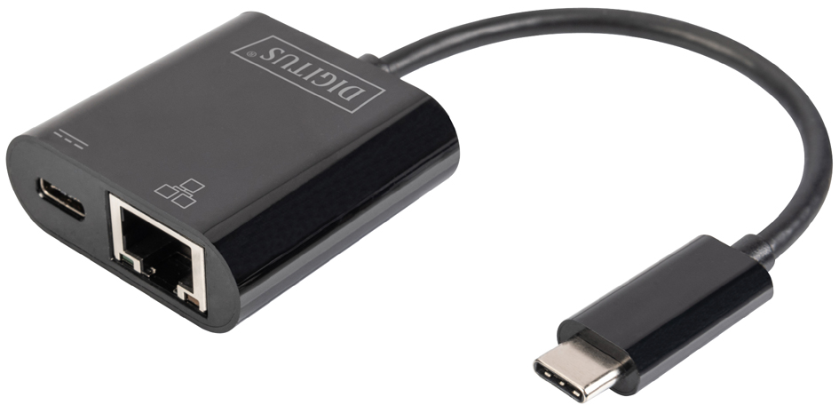 DIGITUS USB Type-C Gigabit Ethernet Adapter DIGITUS USB Type-C Gigabit Ethernet Adapter von Digitus