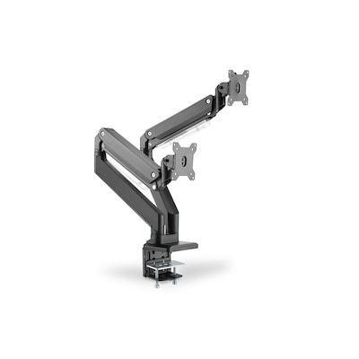 DIGITUS Universal Dual Monitorhalter mit Gasdruckfeder und Klemmbefestigung von Digitus