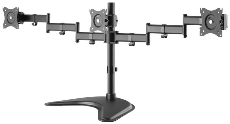 DIGITUS Universal Triple Monitor Ständer, schwarz von Digitus