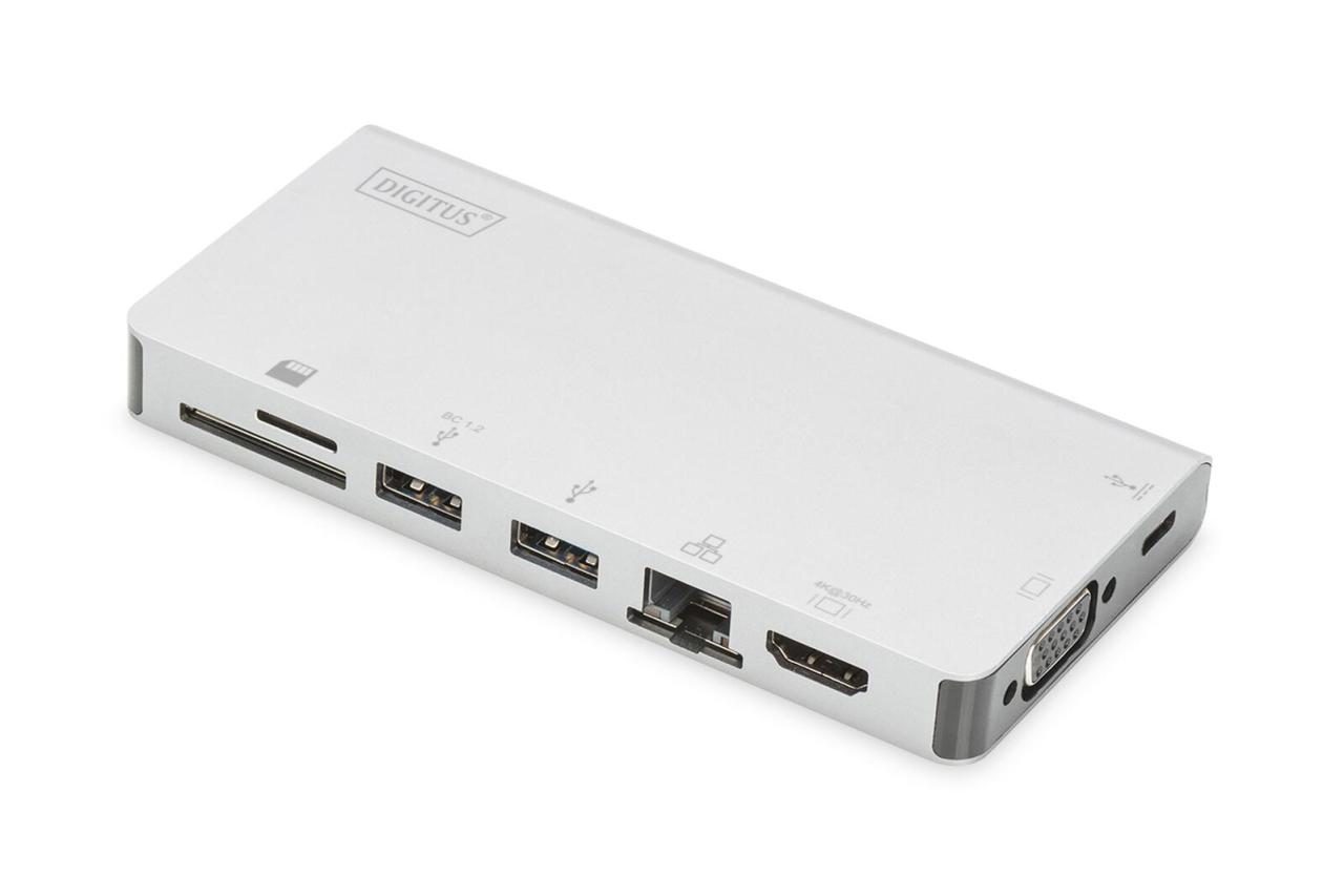 DIGITUS Universal USB-C Multiport Dock 8 Port USB-C von Digitus