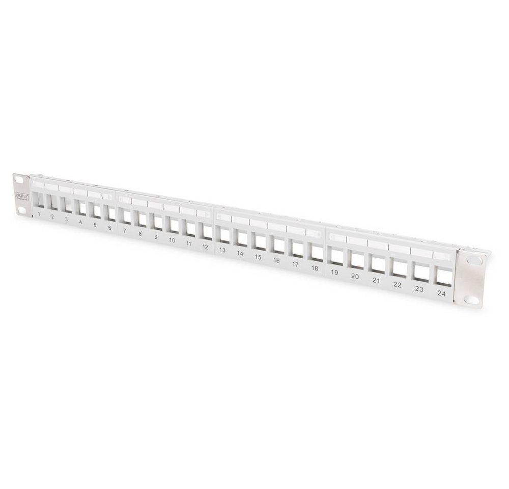 Digitus 19″ Modular Patch Panel, 24-Port, 1HE, Netzwerk-Patch-Panel Digitus 19″ Modular Patch Panel, 24-Port, 1HE, Netzwerk-Patch-Panel von Digitus